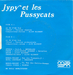 Verso de la pochette : (Jypy et les Pussicats - Si tu t'en vas)