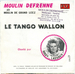 Le verso de la pochette : (Mady Lassaux - Le tango wallon)