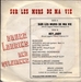 Le verso de la pochette : (Bruce Loggins And Sylviane - Sur les murs de ma vie)