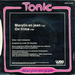 Le verso de la pochette : (Tonic - Marylin en jean)