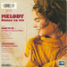 Le verso de la pochette : (Melody - Danse ta vie)