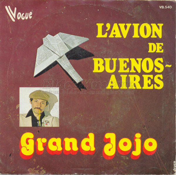 Grand Jojo - L%27avion de Buenos-Aires