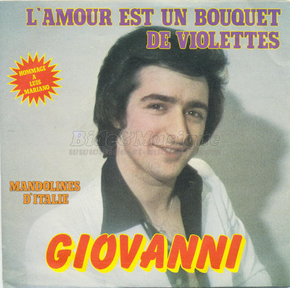 Giovanni - L'amour est un bouquet de violettes