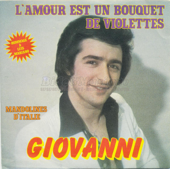 Giovanni - L%27amour est un bouquet de violettes