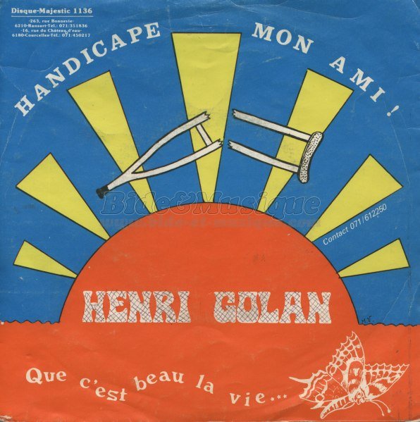 Henri Golan - Handicap� mon ami !