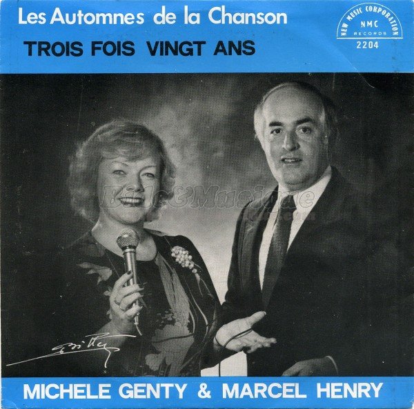 Michle Genty et Marcel Henry - Trois fois vingt ans