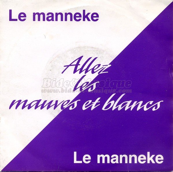 Le Manneke - Allez les mauves et blancs
