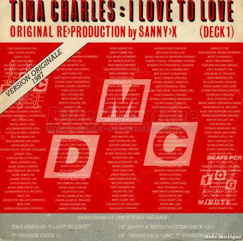 Tina Charles - I love to love (remix 1987)