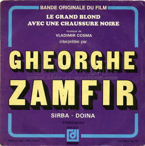 Gheorghe Zamfir - B.O.F. : Bides Originaux de Films
