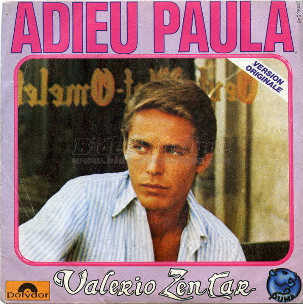 Valerio Zentar - Adieu Paula