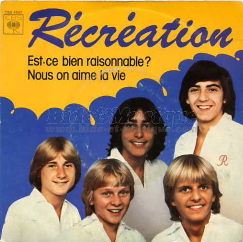 R%E9cr%E9ation - Nous on aime la vie