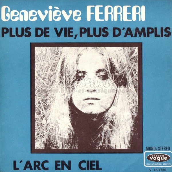 Genevi�ve Ferreri - Plus de vie, plus d'amplis