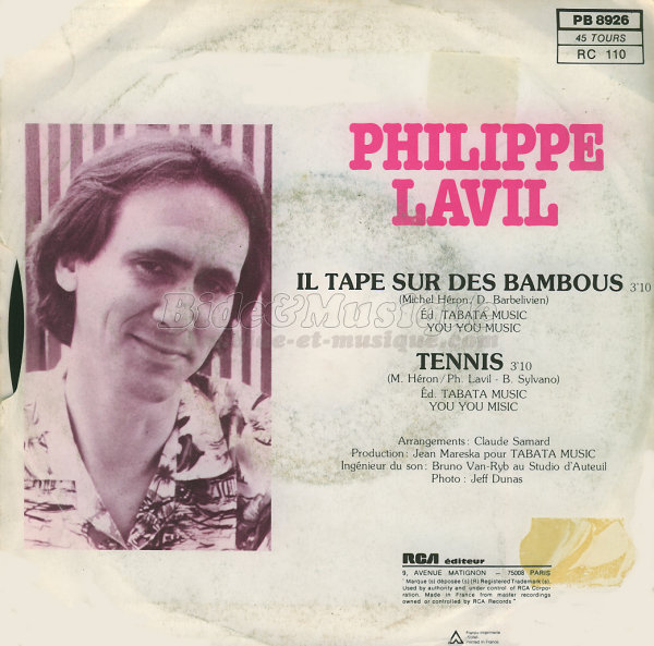 Philippe Lavil - Tennis