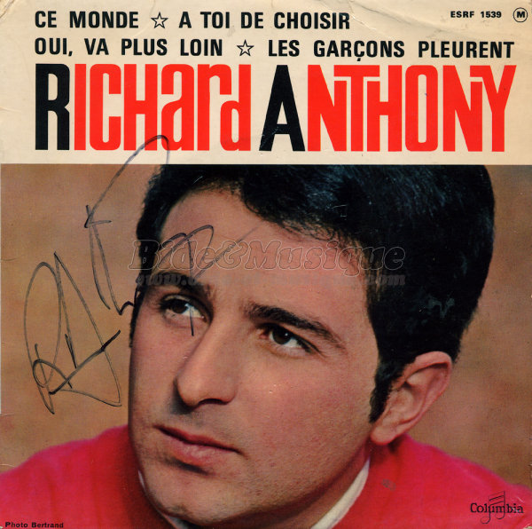 Souviens-toi un �t� - N�06 (1964 - Richard Anthony : Ce monde) [rediffusion]