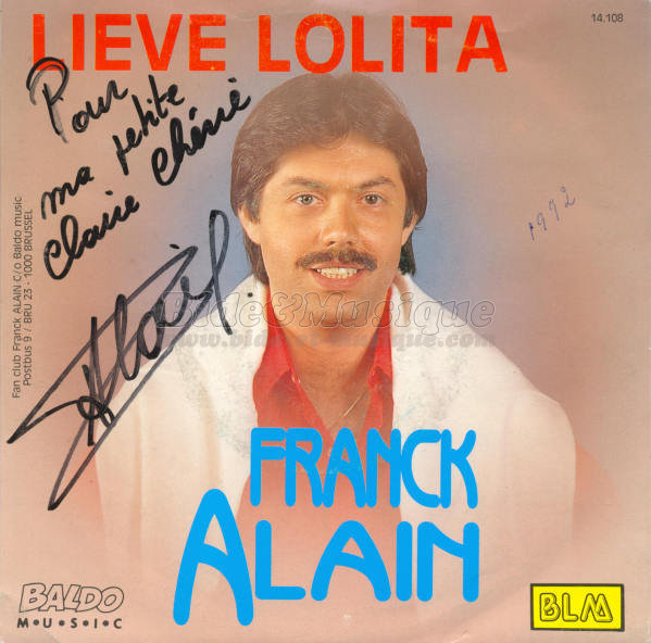 Franck Alain - Lieve Lolita