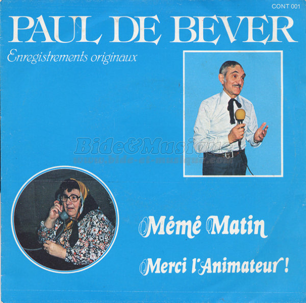 Paul de Bever - Merci l'animateur !