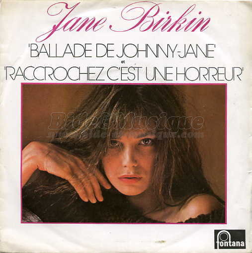 Jane Birkin et Serge Gainsbourg - Raccrochez c'est une horreur