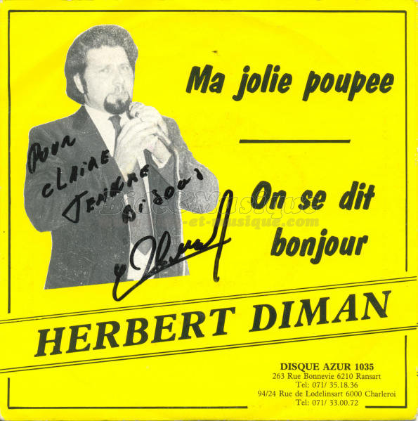 Herbert Diman - On se dit bonjour