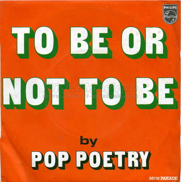 Pop Poetry - %CAtre ou ne pas %EAtre