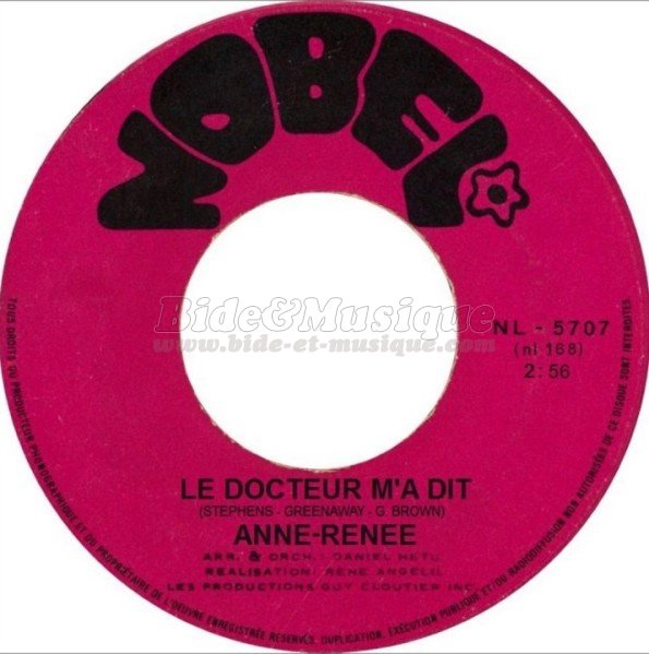 Anne Ren�e - consultation du Docteur Bide, La