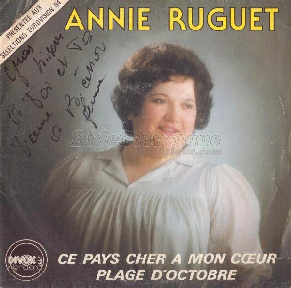 Annie Ruguet - Ce pays cher  mon cœur
