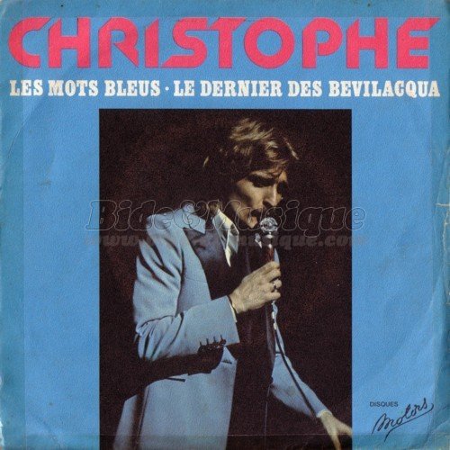 Christophe - Les mots bleus