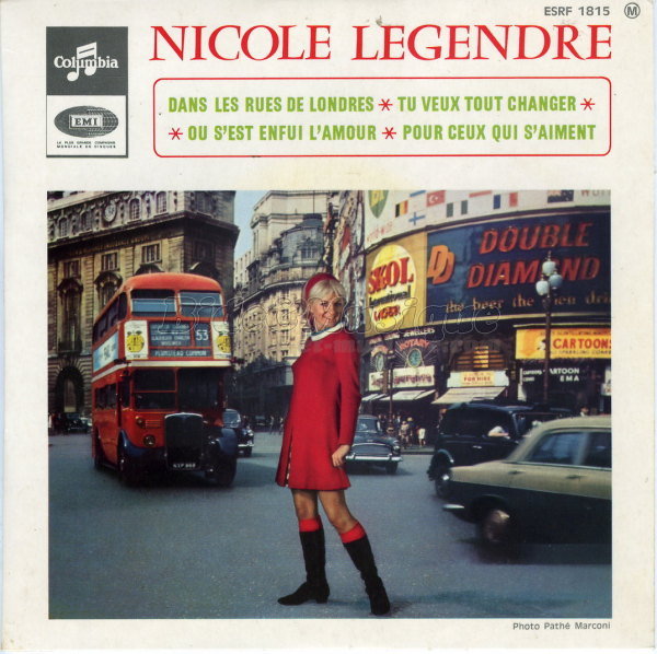 Nicole Legendre - Tu veux tout changer