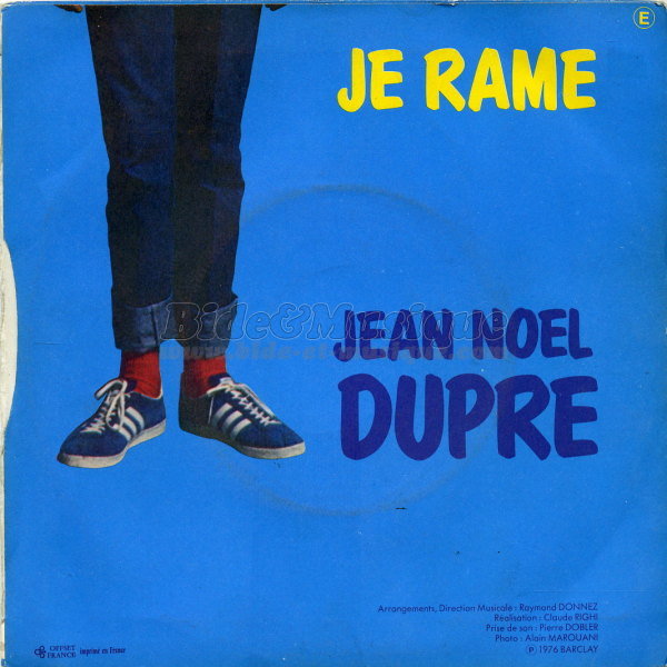 Jean-Noël Dupré - Je rame