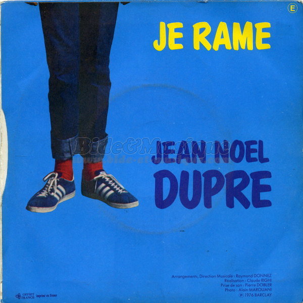 Jean-No%EBl Dupr%E9 - Je rame