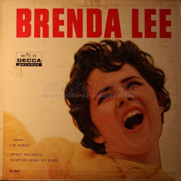 Brenda Lee - C%27est l%27heure d%27emballer sur B%26M