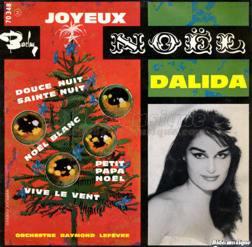 Dalida - C'est la belle nuit de Nol sur B&M