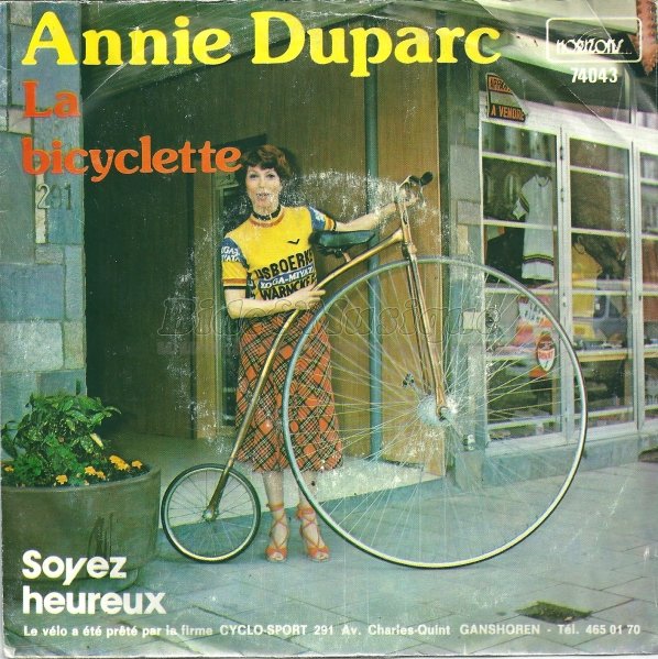 Annie Duparc - La bicyclette