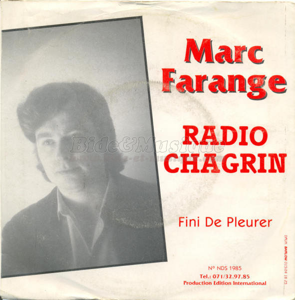 Marc Farange - Fini de pleurer