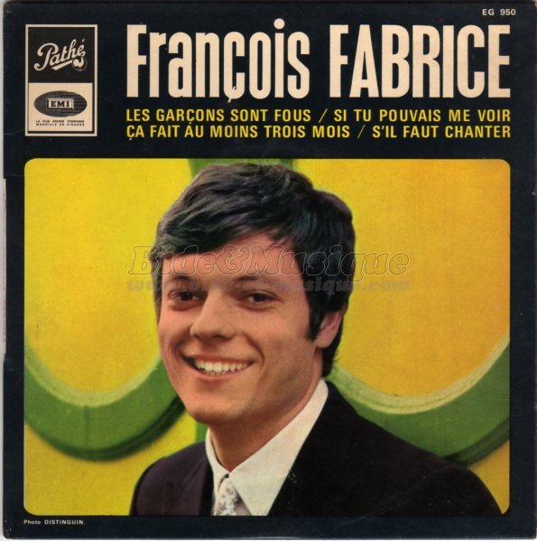 Fran�ois Fabrice - Les gar�ons sont fous