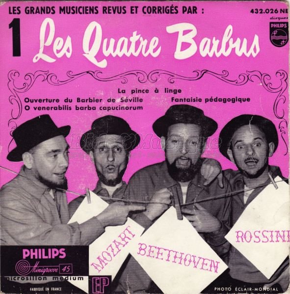 Les quatre barbus - La pince  linge