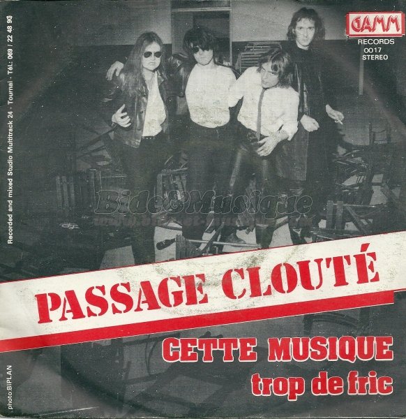 Passage clout - Faites vos GAMM