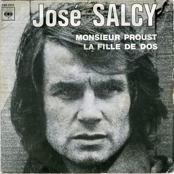 Jos Salcy - fille de dos, La