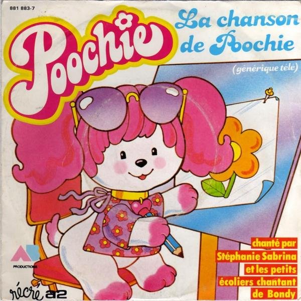 St�phanie, Sabrina et les petits �coliers chantant de Bondy - La chanson de Poochie