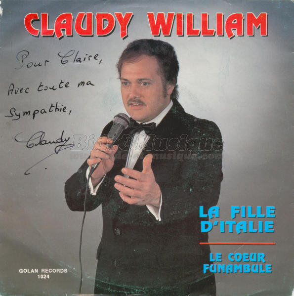 Claudy William - La fille d'Italie