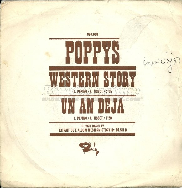 Poppys - Un an dj