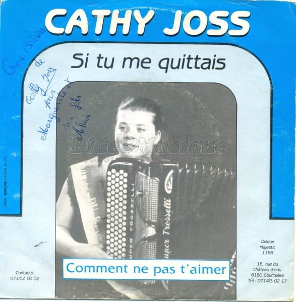 Cathy Joss - Si tu me quittais