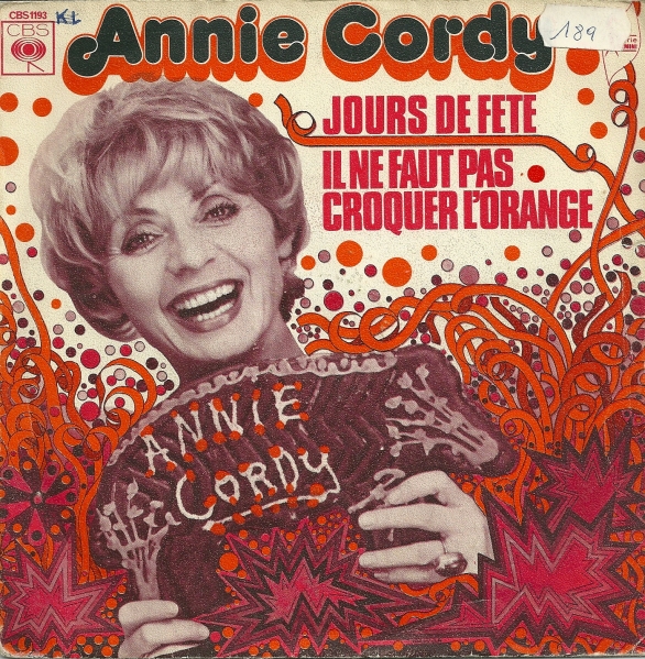Annie Cordy - Jours de f%EAte