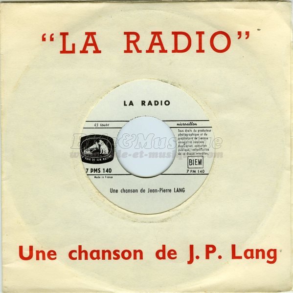 Jean-Pierre Lang - La radio