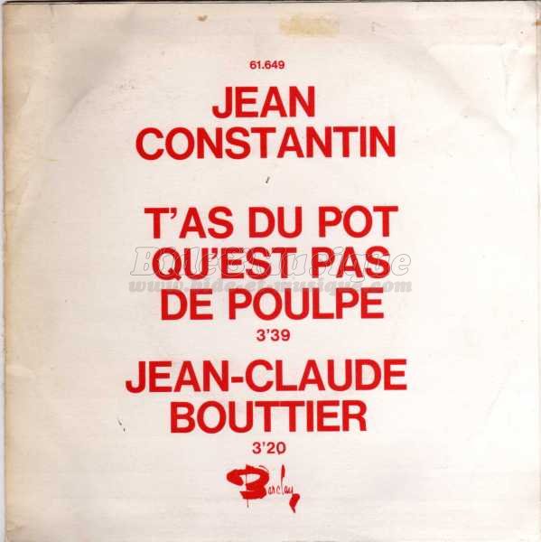 Jean Constantin - Jean-Claude Bouttier