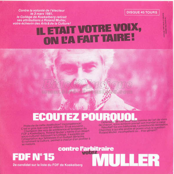 Roland Muller - Votez Muller