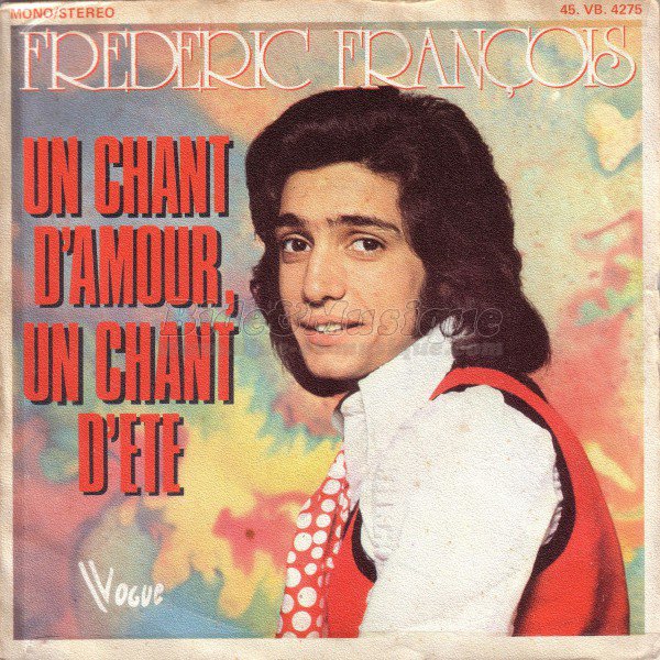 Fr�d�ric Fran�ois - Un chant d'amour, un chant d'�t�