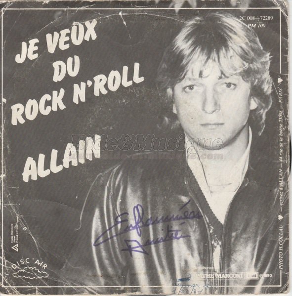 Allain - Je veux du Rock n'roll