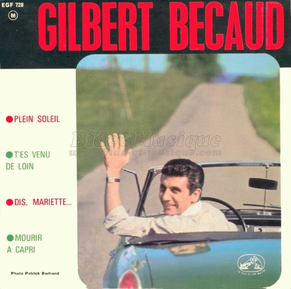 Gilbert B�caud - T'es venu de loin