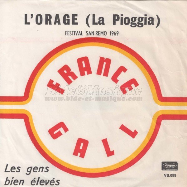 France Gall - L'orage