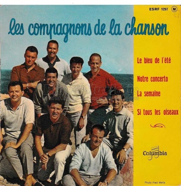 Les compagnons de la chanson - Le bleu de l't